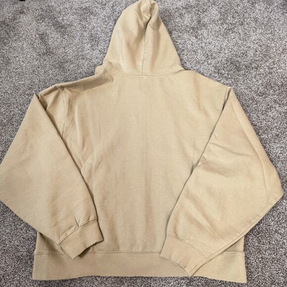 ASRV Tech Essential Distressed Full Zip Hoodie NWT Men's Size Large Khaki $148 - Picture 4 of 16